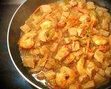 Foto del paso 9 de la receta Cerdo y langostinos con verduras