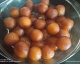 A picture of step 4 of Mawa gulab jamun.