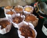 Foto del paso 7 de la receta: Magdalenas variadas (misma mezcla básica),vainilla, banana, marmoladas