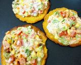 A picture of step 8 of Roasted mix vegetable bhakhri.