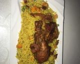 A picture of step 17 of Special fried rice and chicken pepper.
