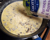 Foto del paso 5 de la receta: Fetuccini en crema y espinacas
