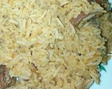 A picture of step 7 of Pilau my way.