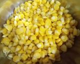 A picture of step 1 of Buttery American corn bhel.