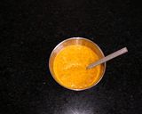 A picture of step 1 of Drumstick curry.