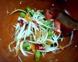 รูปขั้นตอนการทำที่ 6 ของ ส้มตำปลาร้า