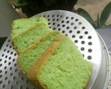 Foto langkah ke 6 dari resep Sponge cake pandan lembut.