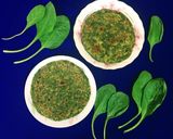 A picture of step 6 of Palak Paratha.
