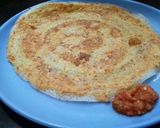 A picture of step 7 of Egg dosa Andhra special.