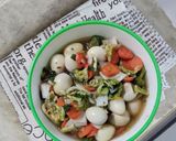 Foto langkah ke 3 dari resep #806. Tumis Sayur Kuah Telur Puyuh.