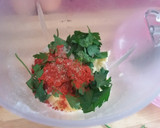 Foto del paso 2 de la receta: Crepes saborizados rellenos espinacas champiñones y gambas