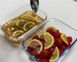 A picture of step 6 of Marinated Tomatoes & Green Grapes.