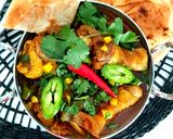 Une image de l'étape 4 de Kadai au poulet (Kadai chicken).