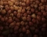 A picture of step 3 of Gugni with kala chana.