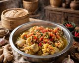 Foto langkah ke 6 dari resep Ayam Kukus Pedas.