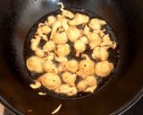 A picture of step 2 of Besan k dahi baray.