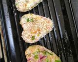 A picture of step 5 of Grilled hearts.