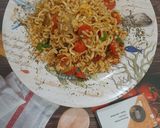 Foto langkah ke 3 dari resep Mie goreng tek tek pedas.