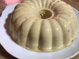 Flan cremoso de turrón y nata