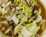 รูปขั้นตอนการทำที่ 5 ของ ผักกาดขาวผัดหมูสับ