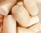 Hình bước làm 1 của món Củ cải ngâm nước tương