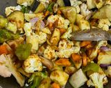 A picture of step 4 of Masala Mix Veg.