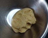 A picture of step 4 of Besan coconut cookies.