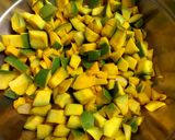 A picture of step 2 of Raw mango Achar.