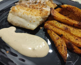 Foto del paso 8 de la receta: Sargo Real a la Plancha con Mayonesa Yakiniku y Patatas Rústicas