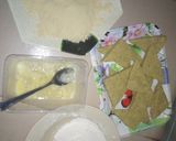 A picture of step 3 of Potato triangles.