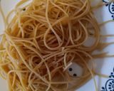 A picture of step 5 of Grandma's great pasta *optional cheese*.