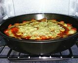 Foto langkah ke 7 dari resep Pizza Non-Ulen. Crispy diluar, empuk didalam. 🍕.