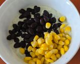 A picture of step 5 of Black Bean Corn Feta Dip.