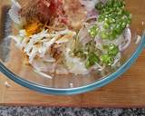 Bottle gourd fritter with yoghurt dip recipe step 2 photo