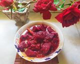 A picture of step 7 of Beetroot mutton curry/chukandar gosht !.