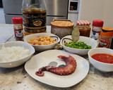 Foto del paso 1 de la receta: Garbanzos con pulpo