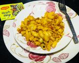 A picture of step 5 of Masala pasta.