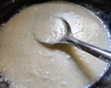 A picture of step 3 of Chikoo kheer.