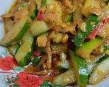 Foto langkah ke 5 dari resep Tumis Timun.