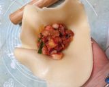 Hình bước làm 4 của món Bánh bao nướng xá xíu