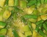 A picture of step 4 of Veg kolhapuri.