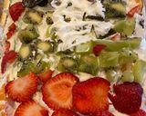 A picture of step 6 of Fresh Cream Fruit Cake.