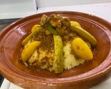 A picture of step 7 of Couscous with Vegetables and Chicken (Modern Method).