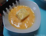 A picture of step 4 of Deep fried Brie/ Camembert cheese.