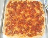 Foto langkah ke 5 dari resep Big square pizza (oven) ekonomis 🍕.