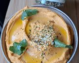Une image de l'étape 3 de Houmous de patates douces, chou-fleur aux épices et grenade, trio de lentilles.