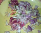 A picture of step 1 of Salad raita home made style.