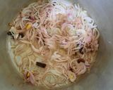 A picture of step 2 of Veg pulao in pressure cooker Indian recipe.