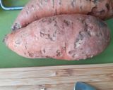 Foto del paso 1 de la receta: Patata dulce rellena veggie