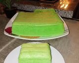 Foto langkah ke 8 dari resep Ogura pandan cake resep tintin rayner.